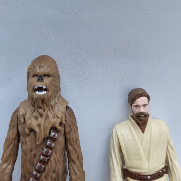 2013 Star Wars Figures Chewbacca‎ & Obi-Wan Kenobi Poseable Arms And Legs - Picture 4 of 11